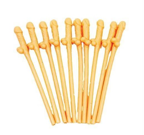 WILLY STRAWS X 18 ESSENTIAL HEN NIGHT ACCESSORY NOVELTY DICKY STRAW