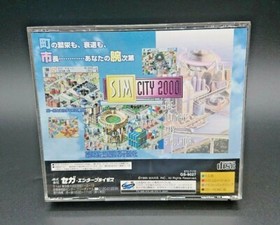 Sim City 2000 Sega Saturn Game + Manual SS Japan NTSC-J