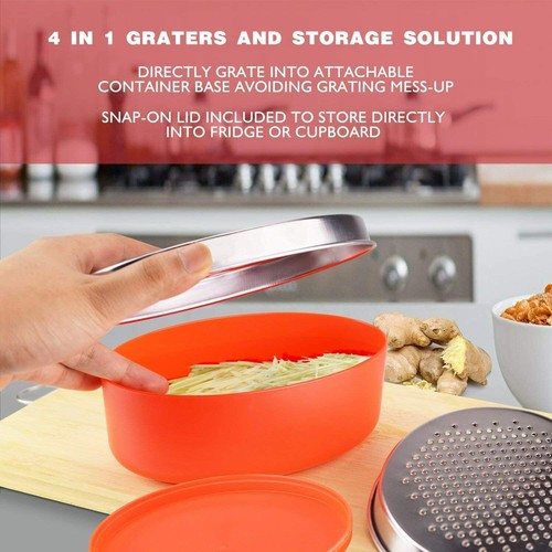 Cheese grater boxed grater with food storage container