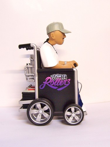RARE Lil Homies Large Willie G Series 1 Wheelchair Gangster Figurine Figure 1