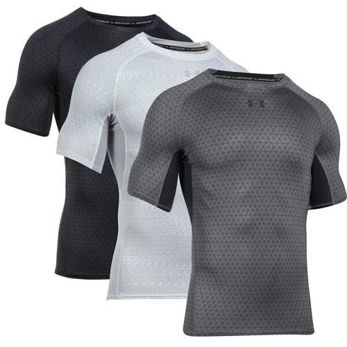 Under Armour Heatgear Compression Printed Short Sleeve Shirt T-Shirt 1257477