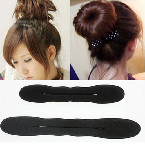 Magic Sponge Clip Foam Donut Hair Styling Bun Curler Tool Maker Ring Twist
