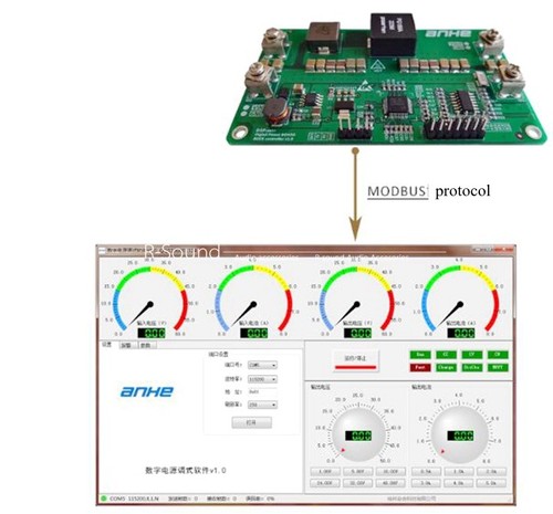 DSP-BU4805 Synchronous BUCK module Bidirectional DC-DC converter 240W 5A