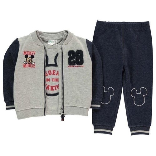 Boys Girls Character Snug Baseball 3 Piece T Shirt Jacket Joggers Set 0-24 Mnth