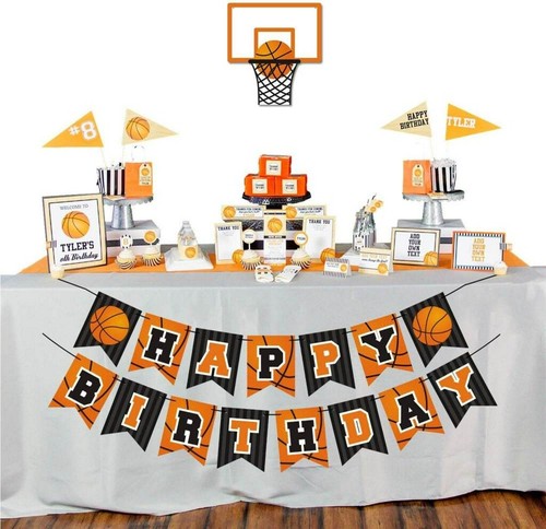 Basketball Party Supplies Sport Geburtstag Ballon Dekoration Geschirr Spiel