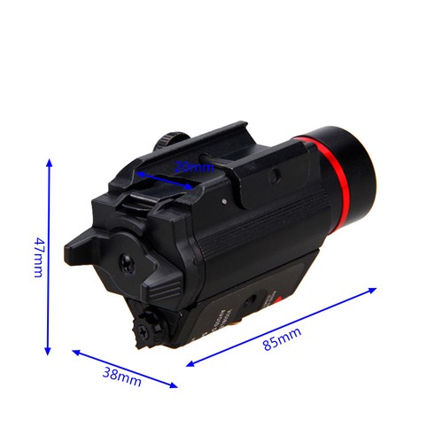 Combo LED Flashlight /&Green//RED Laser Sight 20mm Picatinny Rail Mount