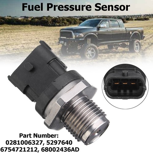 Fuel Rail Pressure Sensor For Dodge Ram 2500 3500 6.7L Cummins 5297640