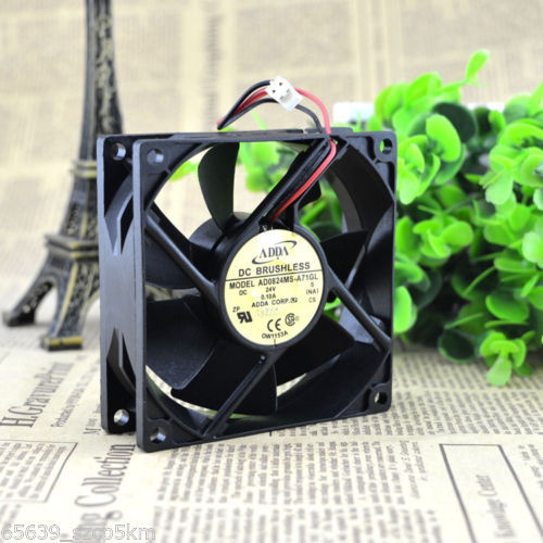 1pc ADDA AD0824MS-A71GL Ventilateur 8025 24 V 0.10 A 2pin #M2790 QL