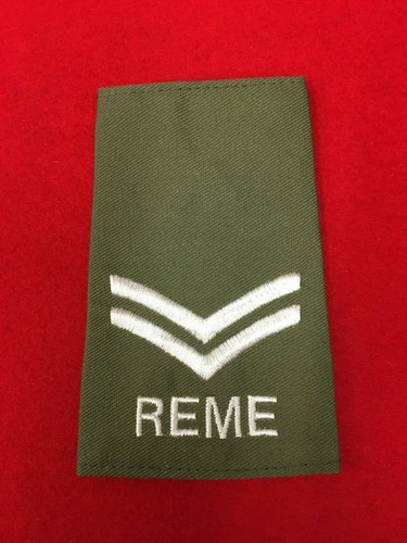 Quality REME CPL Olive Combat Rank Slide REME Corporal Rank Slide
