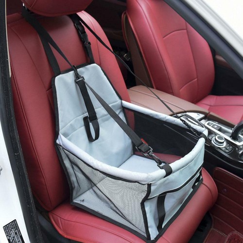 Pet Dog Cat Travel Car Seat Carrier Belt Booster Basket Folding Bag Kennel Mat