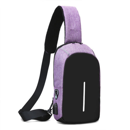 Men Women Sling Bag Backpack Crossbody Shoulder Chest Cycle Daily Travel Unisex 