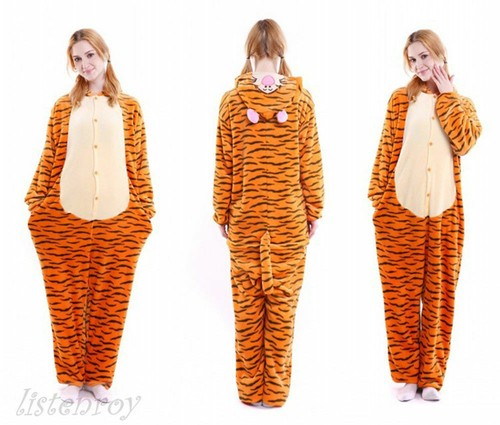 Men Women/'s Pajamas Tigger Piglet Eeyore Winne Nightgown Hooded Sleepwear