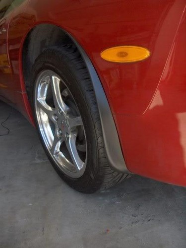 ZR1 C6 Corvette Z06 Pair Grand Sport 2006-2013 Rear Splash Guards