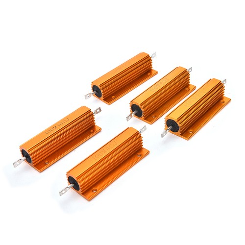 100W Hochlast Widerstand ALU Kühlkörper Leistungswiderstand 1R//2R//4R//8R//1 LTkj