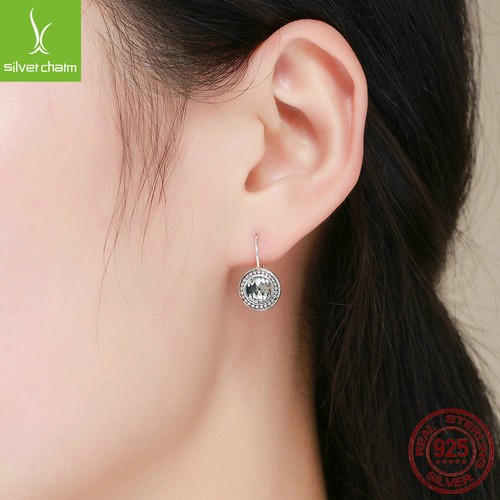 925 Sterling Silver Hook Dangle Earrings Beast Pendant For Beauty Special Gift