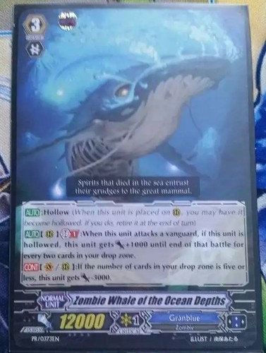 Zombie Whale of the Ocean Depths Cardfight! Vanguard PR//0373EN