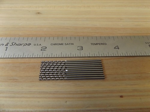 Guhring 1.32mm 10 Germany .0517/" HSCO Spiral Jobber Length Pack Of