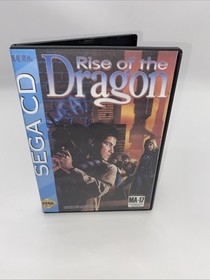 Rise Of The Dragon SEGA CD Game Disc Only With Replacement Artwork & Case