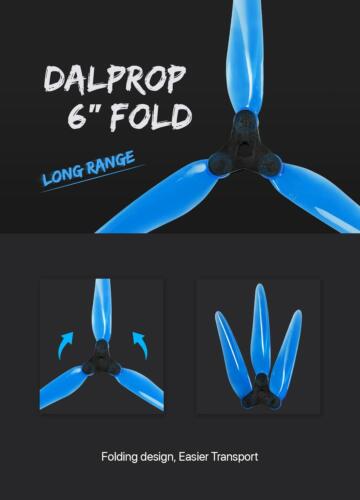 UK Stock Dal Fold 6" Folding 6048 Propellers for Quadcopter 