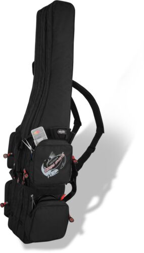 3 Kammern für 6 Ruten Rutenrucksack Angeltasche Rutentasche Rutenfutteral 160cm
