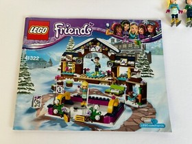 Lego set 41322 Snow Resort Ice Rink - 307 Pieces - 2 Minifigs - Friends