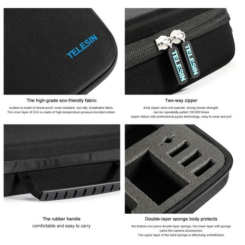 SLR Digital SLR Lens Camera Bag Carry Case S//M//L For GoPro Hero 3 4 5 6 7 Cover