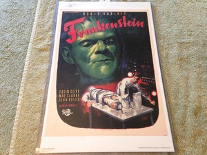 vintage-Classic-FRANKENSTEIN-full-color-Movie-POSTER-11-x-17-Boris-Karloff-repro