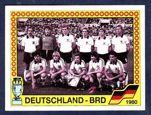 PANINI EURO 88-#016-WEST GERMANY-DEUTSCHLAND-BRD-1980