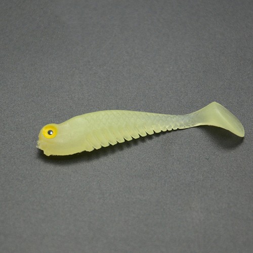 10pcs//lot Bait Fishing Lure Luminous Smell Jig Hook Clam Worm 50mm//1.2g Neu