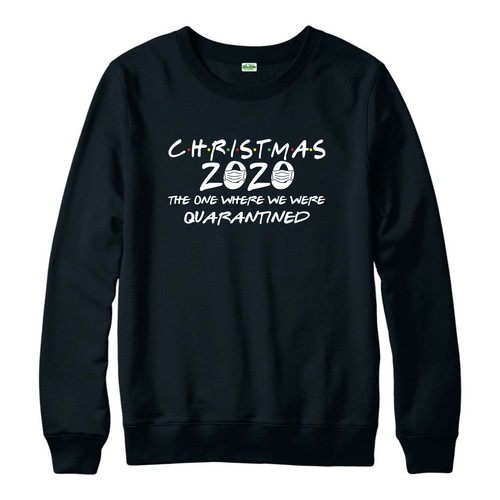 2020 Christmas The One Where We Were Quarantined Jumper Friends Show Spoof Top