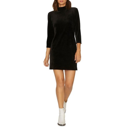 Sanctuary Womens Endless Night Velour Shift Mini Casual Dress BHFO 2131