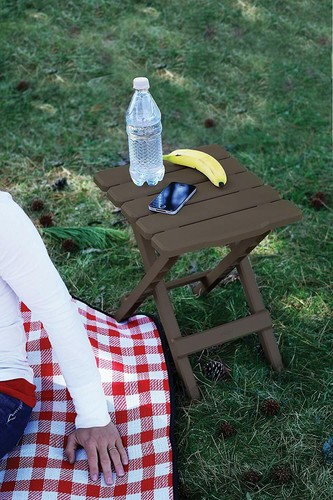 Portable Outdoor Folding Side Table Beach Camping Picnics Rust Resistant