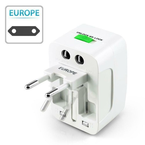 CHEAP US To EU Universal World Travel AC Power Changer Plug Adapter Convertor TX