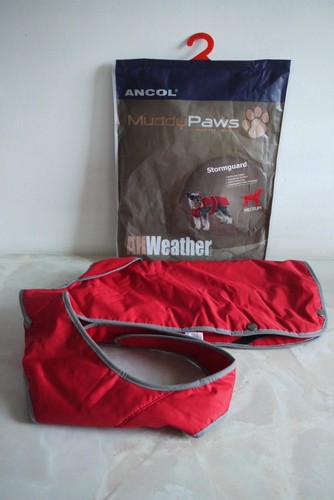 Ancol MuddyPaws Stormguard Impermeable Perro Abrigo Talla Mediana