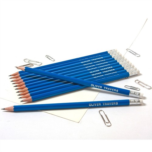 Printed with Name FRENCH NAVY Details about / Personalised Notebook and 12 matching Pencils