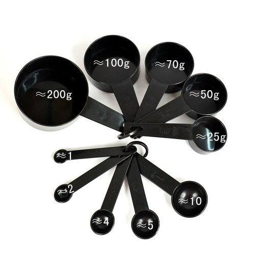 10Pcs//Set Kitchen Baking Bakery Cakes Cooking Plastic Measuring Cups /& Spoons