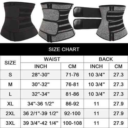 Details about / Fajas Para Adelgazar Reductoras Abdomen Faja De Ejercicio Para-Mujer y Hombre US