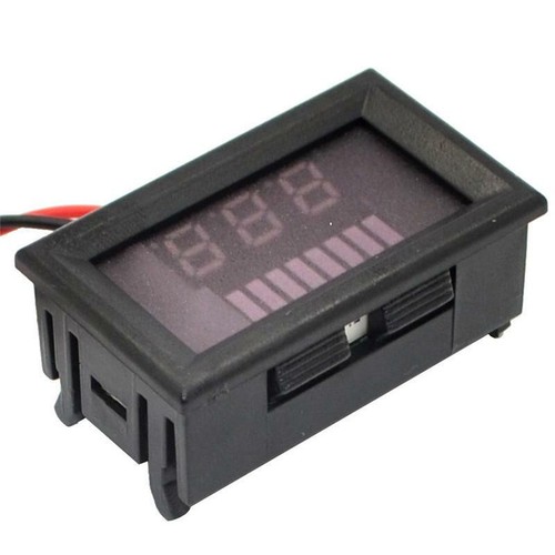 12V Voltage Meter Car Marine Motorcycle LED Digital Voltmeter Battery Gauge