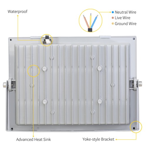 LED Fluter Flutlicht Strahler 20W 50W 100W 500W Scheinwerfer Aussen Garten Lampe