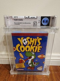 Yoshi's Cookie Nintendo NES Graded WATA 8.0 B+ CGC VGA Brand New Sealed Game