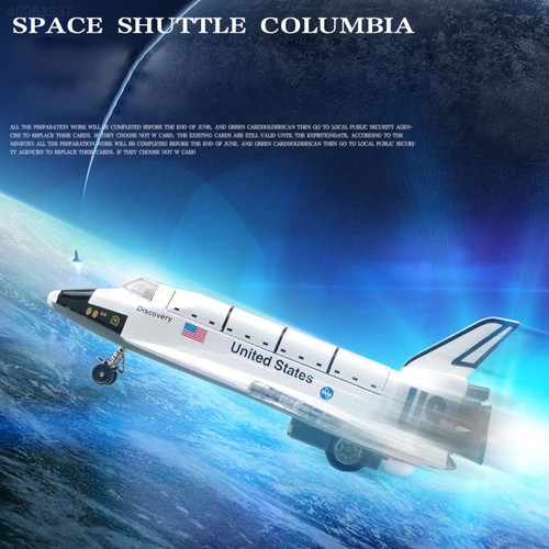 White Spaceship Model Space Shuttle Model Realistic Spacecraft Model