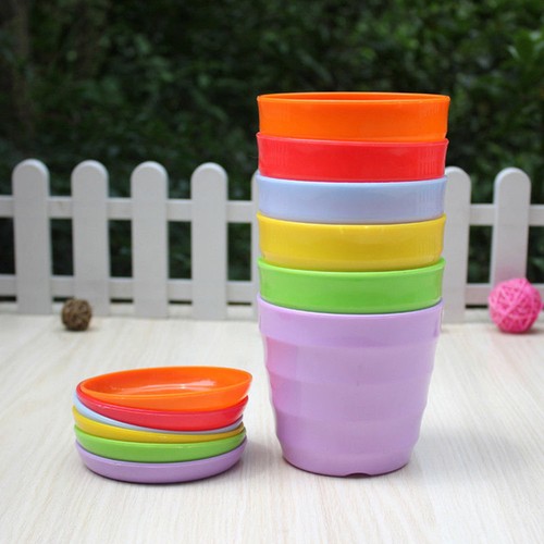 Plastic Flower Pot Succulent Plant Flower Pot For Home Office Desktop Decors Hot