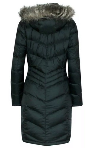 $240 Columbia Women Polar Freeze Long Down Jacket Omni Heat Winter Coat L