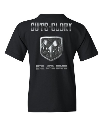 Guts And Glory Dodge RAM Youth T-Shirt RAM Pick Up Truck Tee