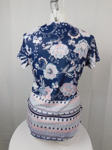 T Shirts Hemden En Tops Style Co Plus Size Floral Print Studded Top 1x Navy Pink Floral 6622 Kleding En Accessoires Hotel Zodiaco It