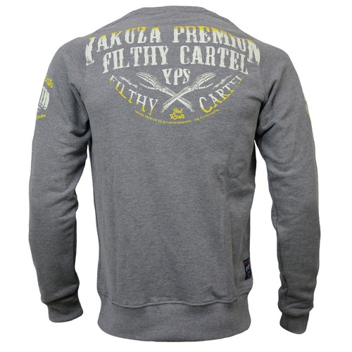 Yakuza premium señores Jersey 2624 gris en tallas s hasta 4xl