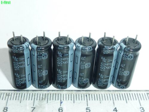 20 Piezas 6.3 v1800uf Fl 8x20 Panasonic Condensador Electrolítico Motherboard baja ESR 