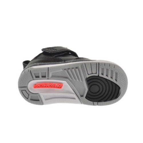 New Baby Jordan Flight 45 Toddler Shoes 364759-016 Black//White-Anthracite-Grey
