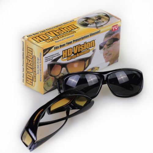 Harley Davidson Night + Jour Vision enveloppante Lunettes de soleil protection UV jaune et noir