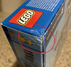 LEGO 4531 - 9V Train Track -Manual Points Switch -World City -2003- NEW & Sealed